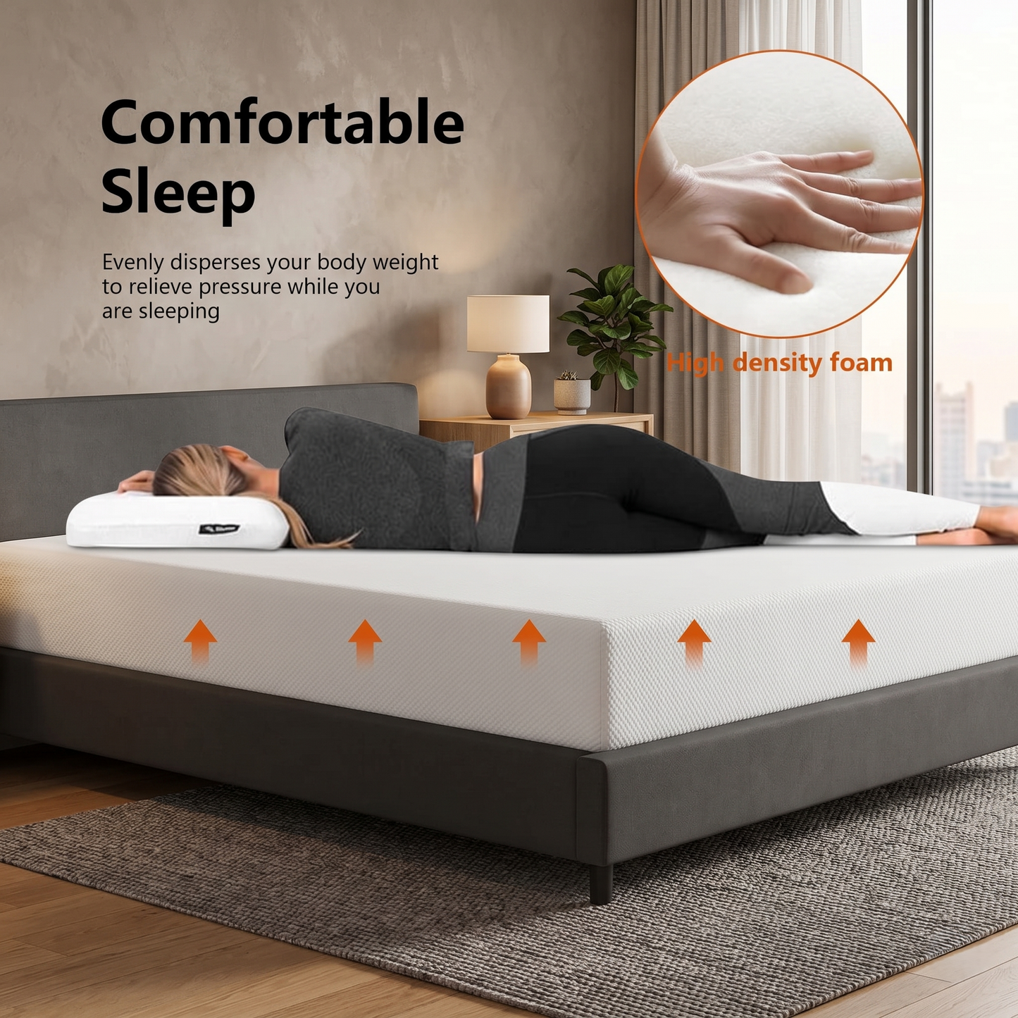 Luxury Solid Metal Bed Frame